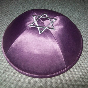 Kippa, yarmulke, kippah, kipa 16-17 cm embroidery