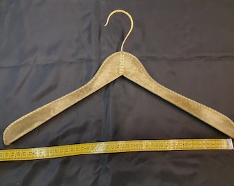 Vintage velvet coat hangers