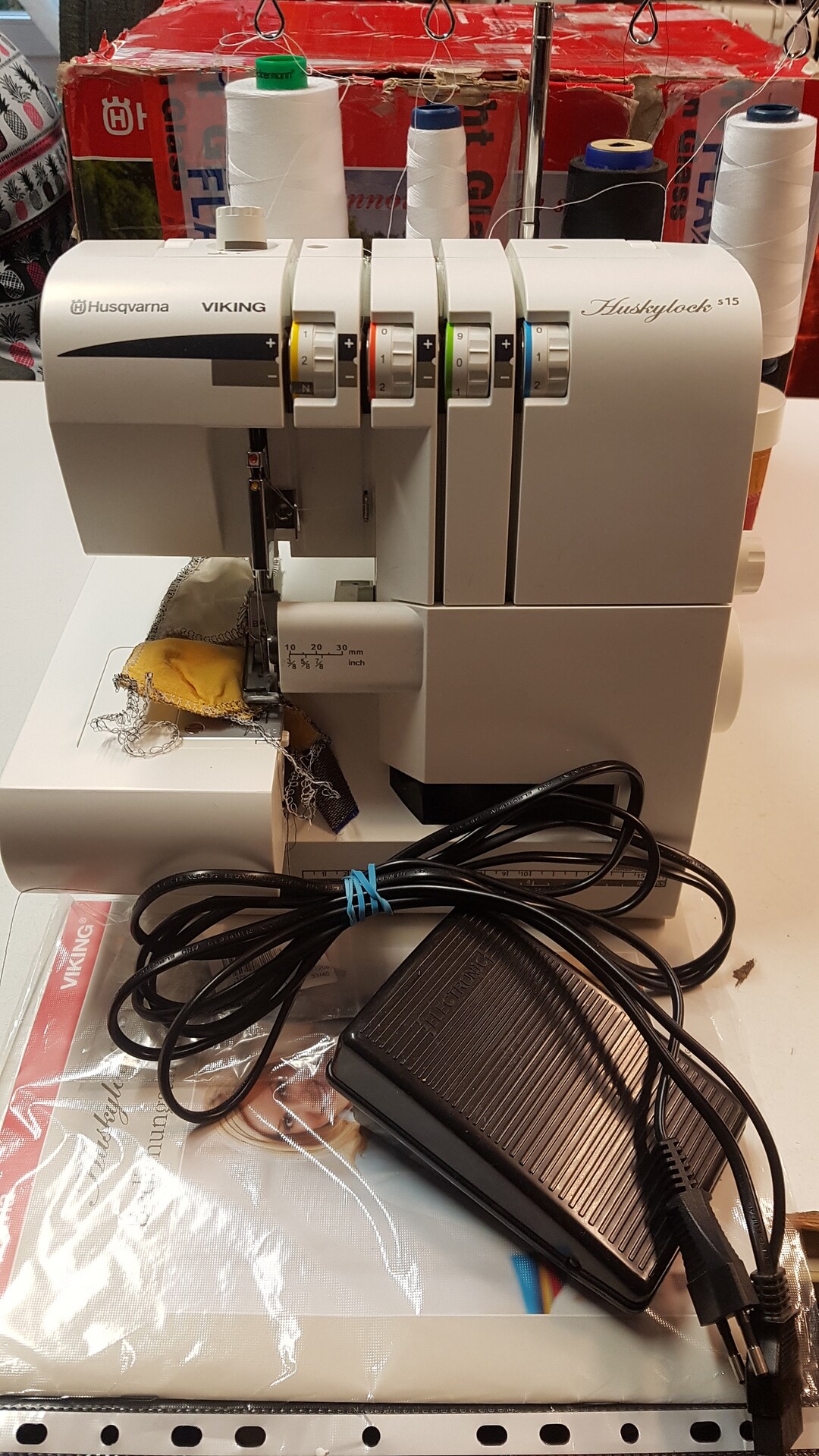 HUSQVARNA VIKING Huskylock S15 Sewing Machine 2/3/4 Thread Etsy