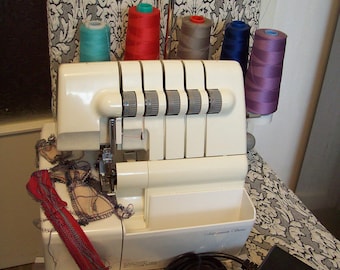 Máquina de coser combinada overlock/coverlock Singer 14U557, 2/3/4/5 hilos, diferencial