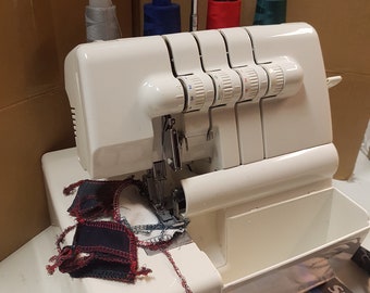 Máquina de coser overlock Silvercrest Son 90 A1 2/3/4 hilo, diferencial