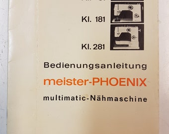 Manuale di istruzioni Phoenix Modello 81, 181,281