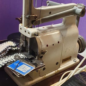 Máquina de crochet de 1 hilo 17-F Máquina de crochet, motor, pedal