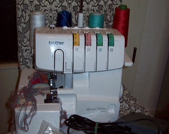 Brother 1034D overlock sewing machine, 3/4 thread, differential feed