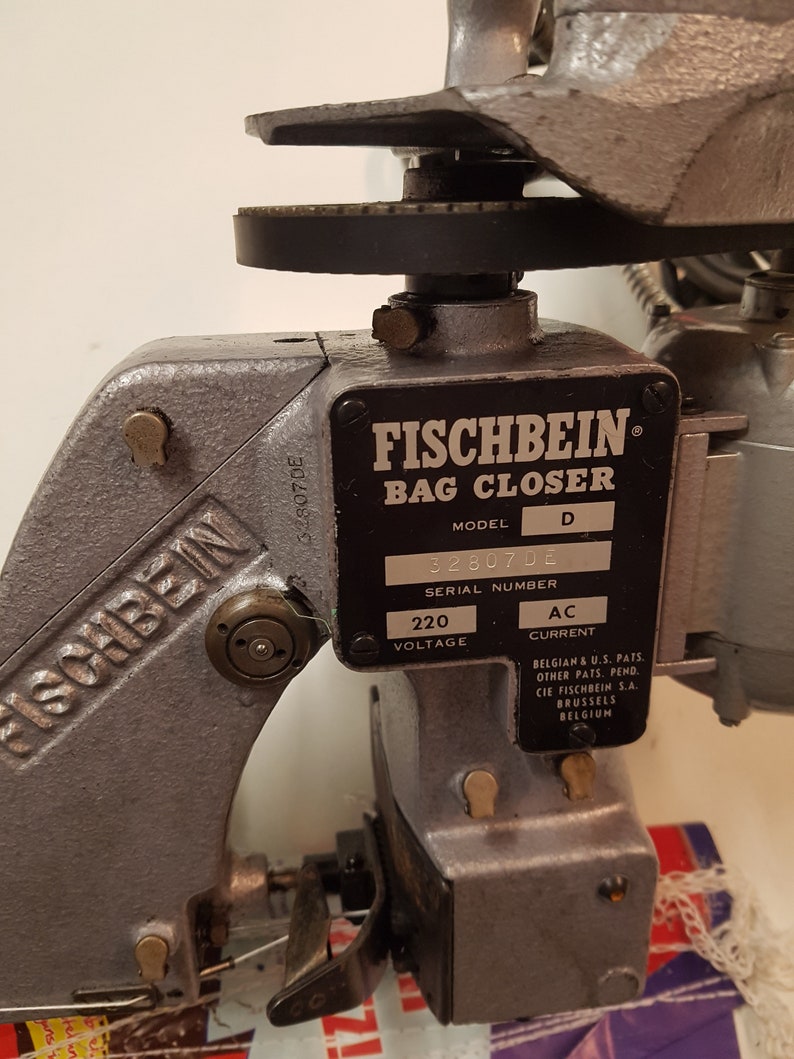 Sacknähmaschine Fischbein Model D Bild 9