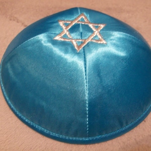 Kippa, yarmulke, kippah, kipa 16-17 cm embroidery