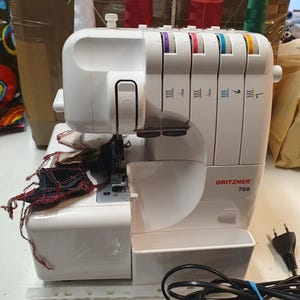 Overlock Gritzner 788 Nähmaschine 3/4 Faden, Differentialtransport