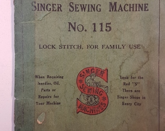 Instruction Sewing Machine 115