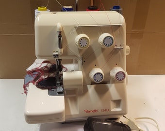 Bernette 134D overlock, 3/4 thread, differential overlock