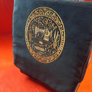 Singer featherweight 221,222 padded protective arm sleeve velvet embroidery, cover.