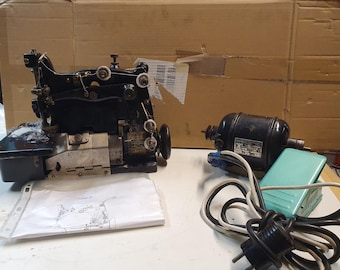 Vintage Janisch Spezial 103-11 Overlock ,3 thread, motor