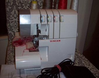 Overlock Singer 14SH754 Nähmaschine 2/3/4 Faden, Differential