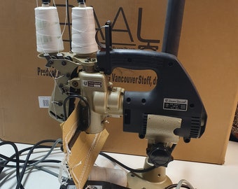 Máquina de coser bolsas Union Special 2200AS, 2 hilos, pedal, soporte