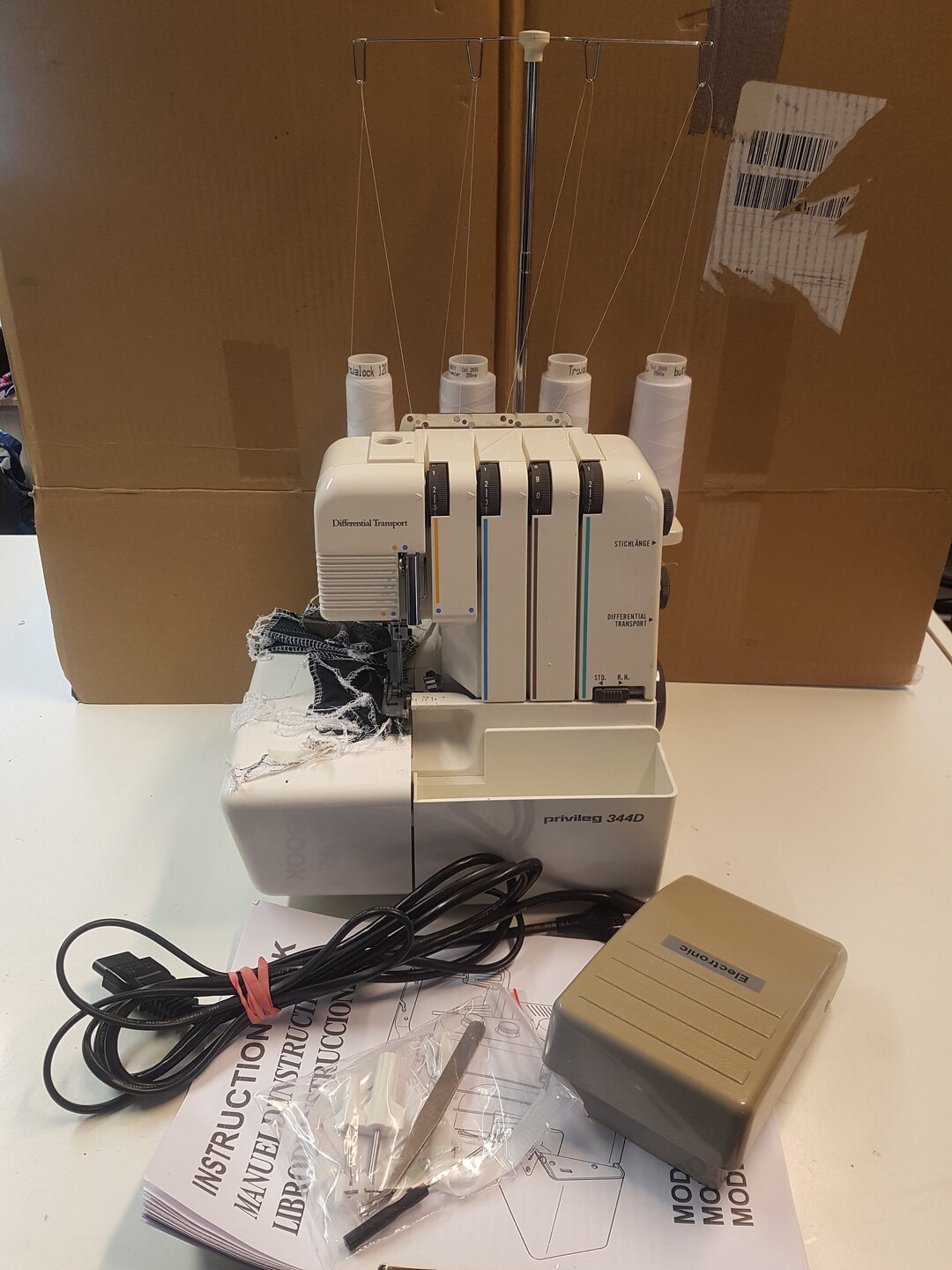 Overlock Privileg 344D 2/3/4 Thread Differential Feed Etsy Australia