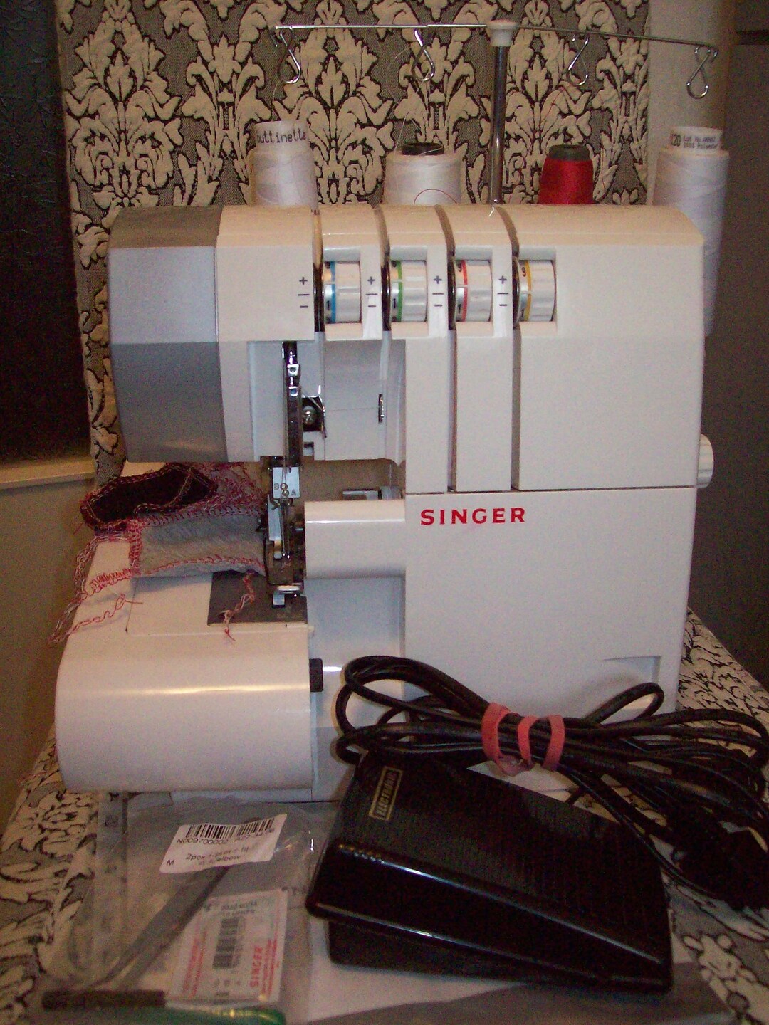 Overlock Singer 14SH754 Sewing Machine 2/3/4 Thread Etsy