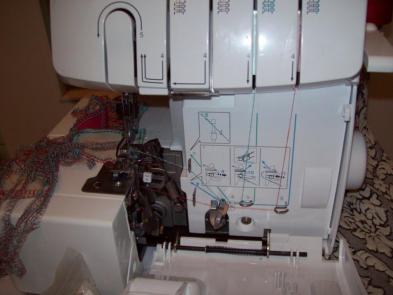Brother 1034D overlock sewing machine, 3/4 thread, differential feed image 3