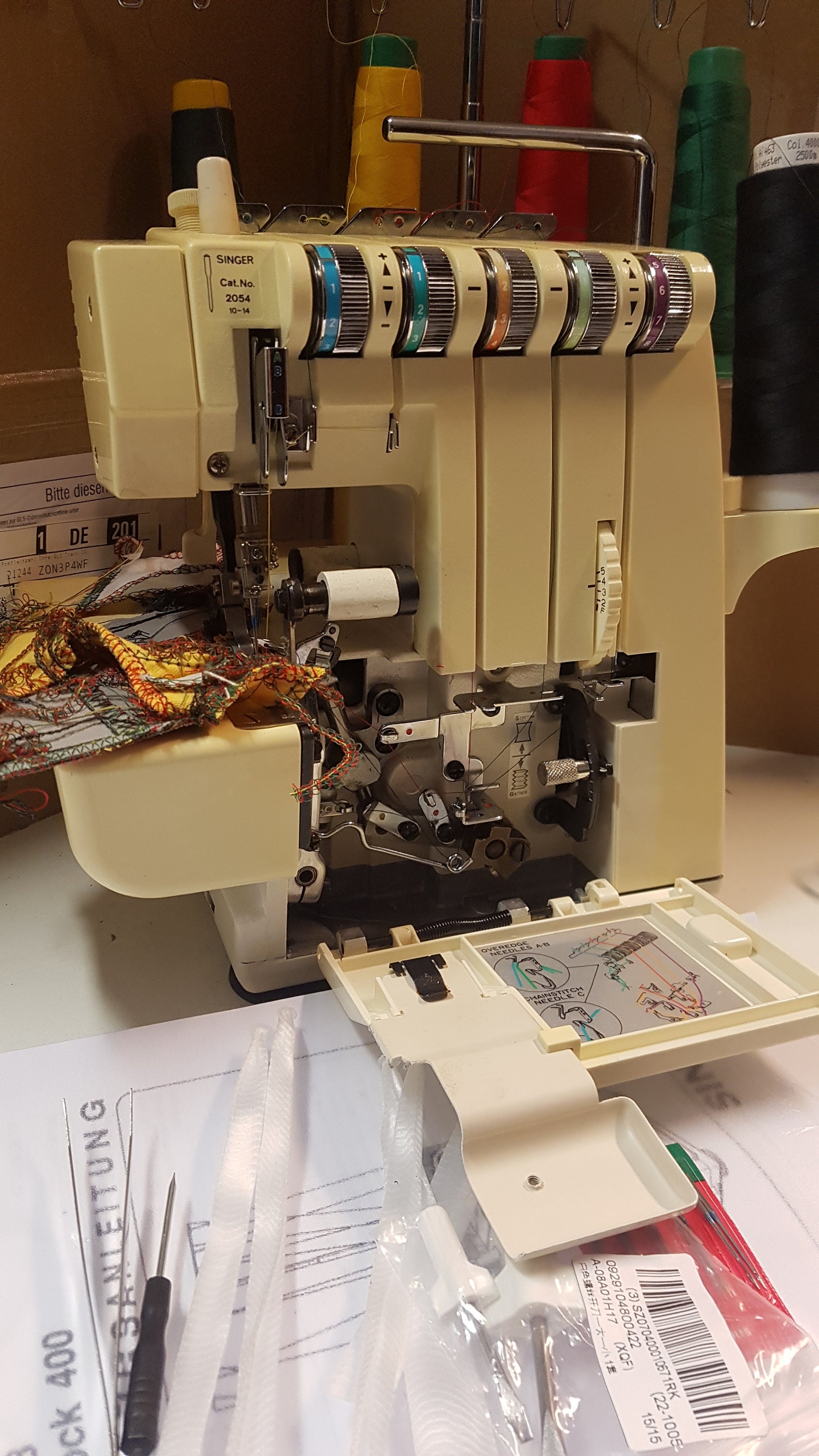 Singer Ultralock 400,14U185, Safety 5 Thread Overlock, Differential Etsy