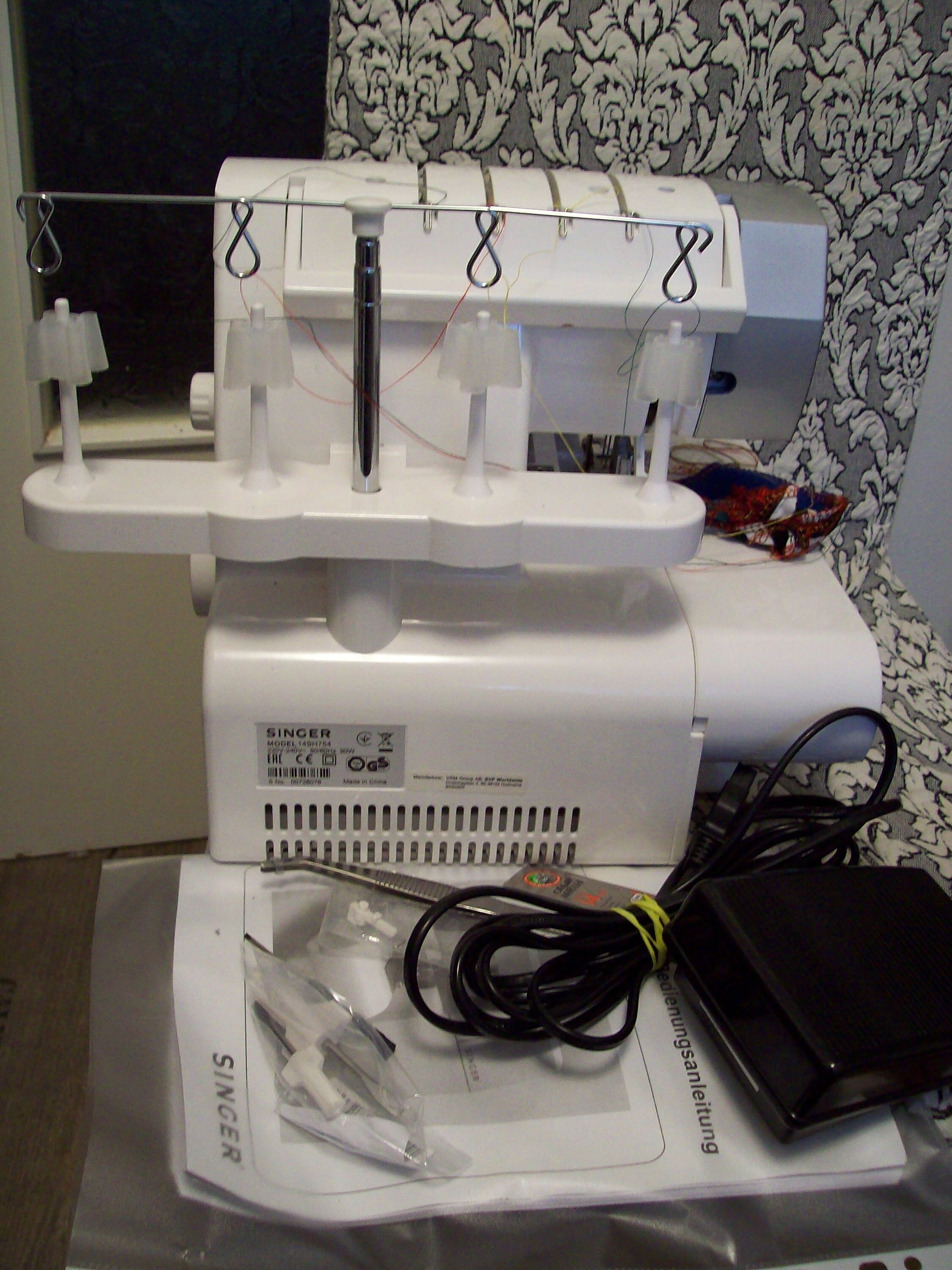 Overlock Singer 14SH754 Sewing Machine 2/3/4 Thread Etsy