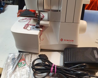 Overlock Singer sewing machine S14-78, 3/4 thread, differential.