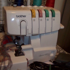 Brother 1034D overlock sewing machine, 3/4 thread, differential feed image 2