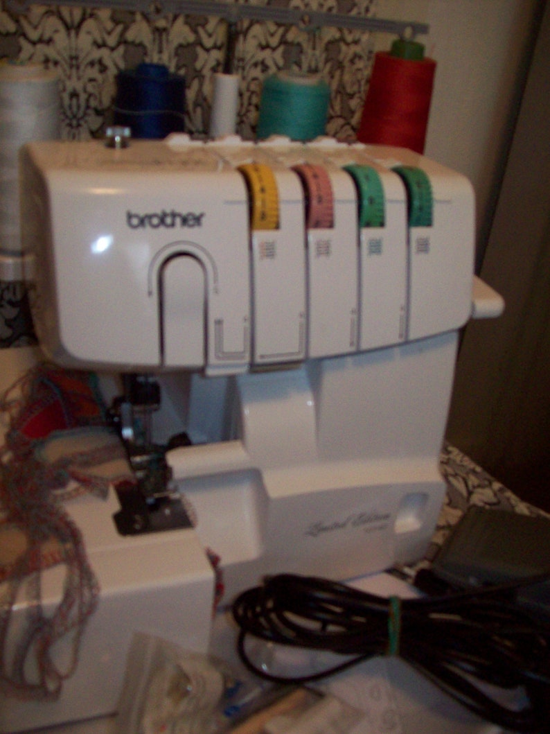 Brother 1034D overlock sewing machine, 3/4 thread, differential feed image 2