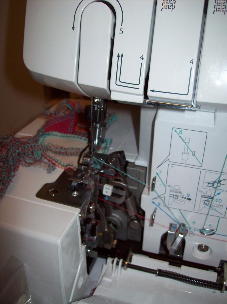 Brother 1034D overlock sewing machine, 3/4 thread, differential feed image 5