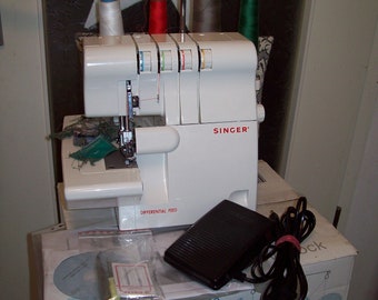 Máquina de coser Overlock Singer 14SH654 3/4 hilo, alimentación diferencial