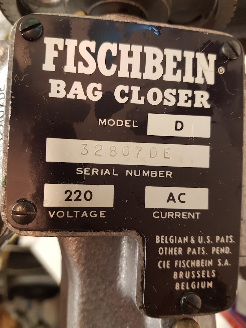 Sacknähmaschine Fischbein Model D Bild 2