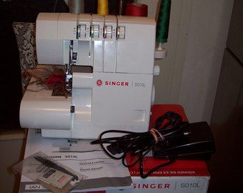 Machine à coudre Overlock Singer S010L 2/3/4 fils, entraînement différentiel