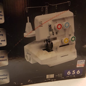 Overlock Medion MD 10685, máquina de coser 3/4 hilos, diferencial imagen 8