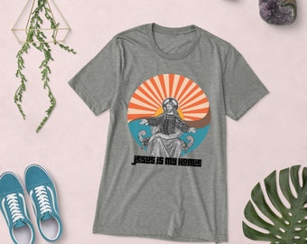 Chemise Jésus, Chemise Jésus Drôle, Chemise d’amour Rétro Jesus, Chemise chrétienne, Chemise de foi, t-shirt à manches courtes Jésus, t-shirt Unisex, T-shirt graphique