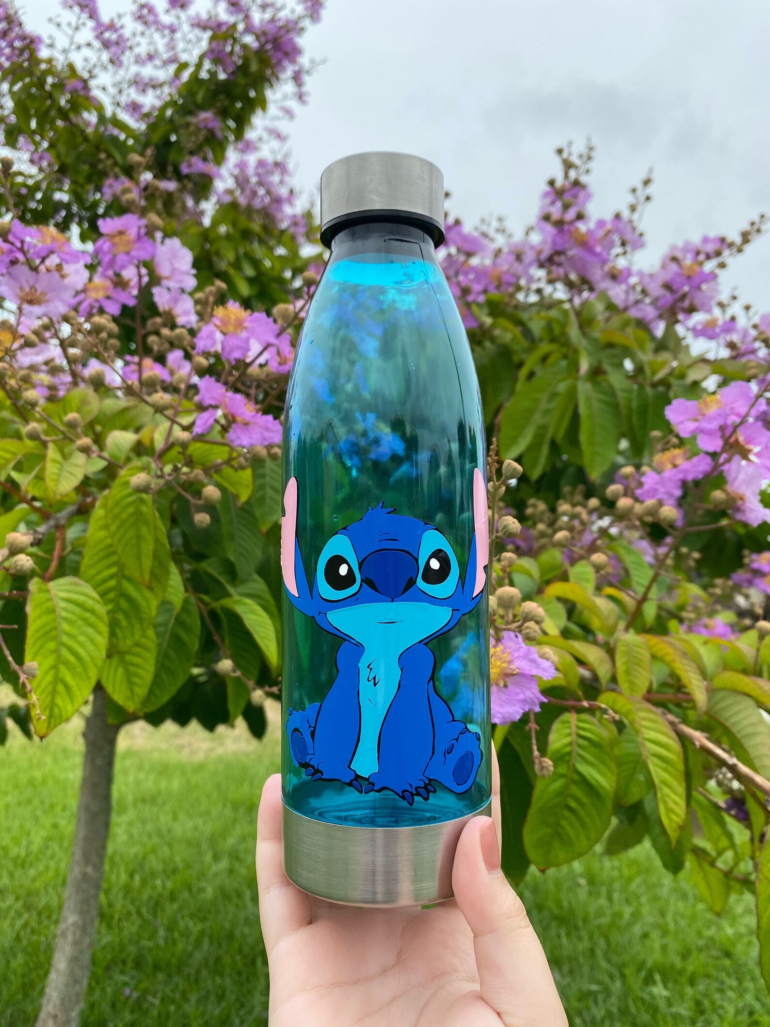 Personalized Stitch Water Bottle Disney Inspired Lilo and Etsy