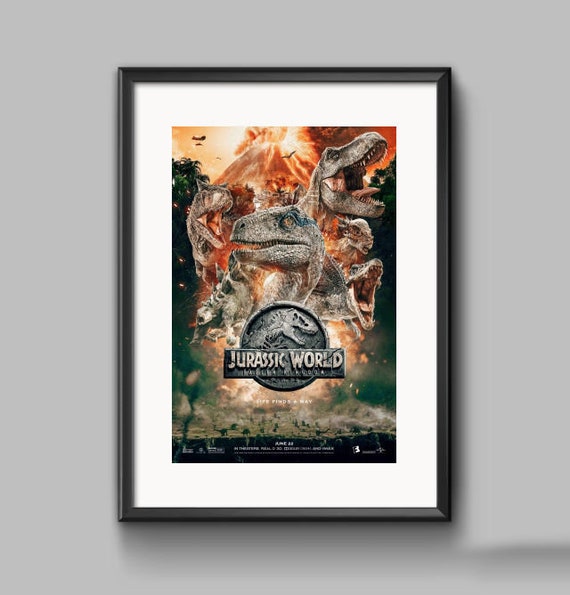 Jurassic Park Universe Wall Art DIGITAL FILE Jurassic World movie poster