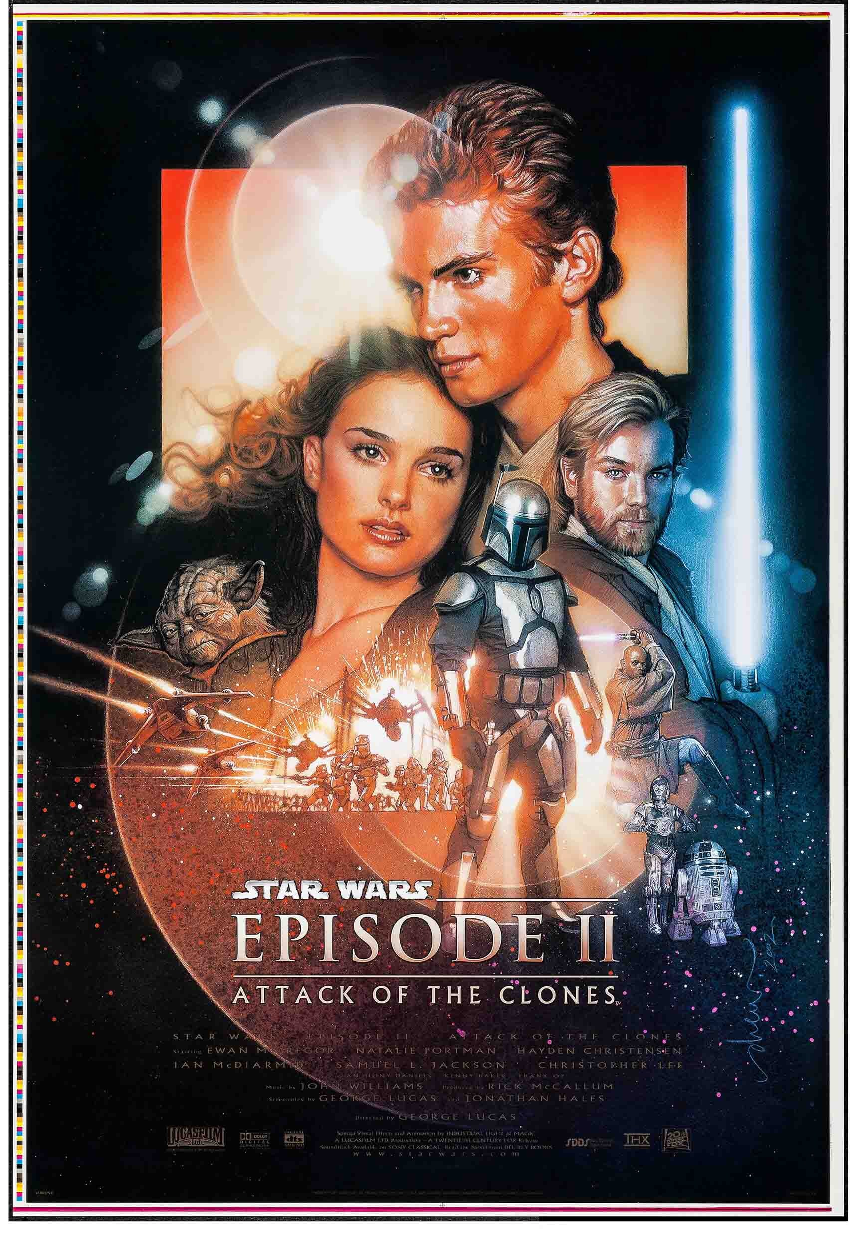 Star Wars Episode II Movie Poster PRINTABLE FILE | Etsy