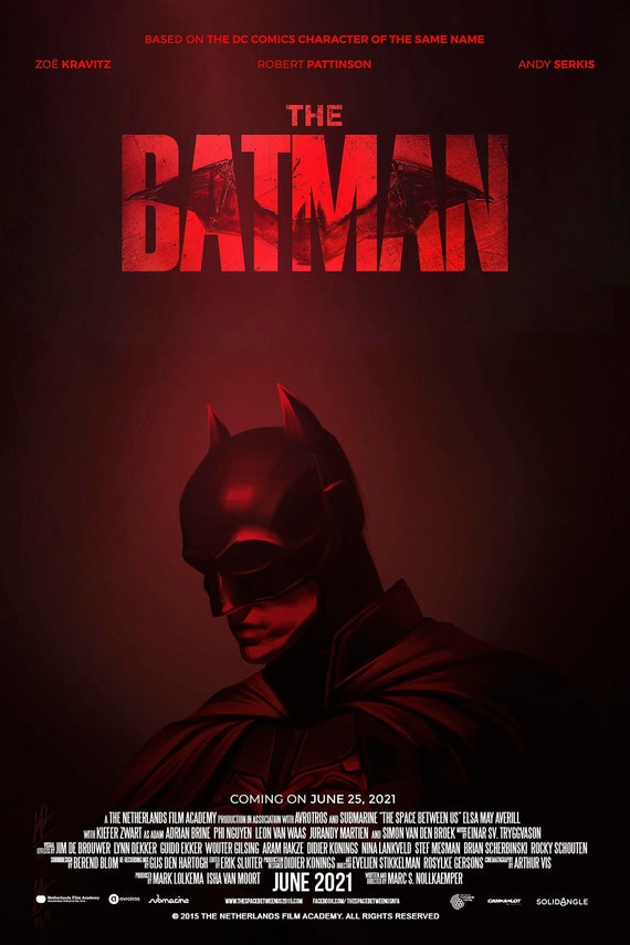 The Batman 2022 Movie PRINTABLE FILE | Etsy