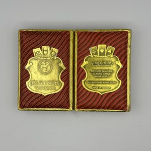 Piatnik Vienna Kingsbridge Austria Double Deck Pheasant Design