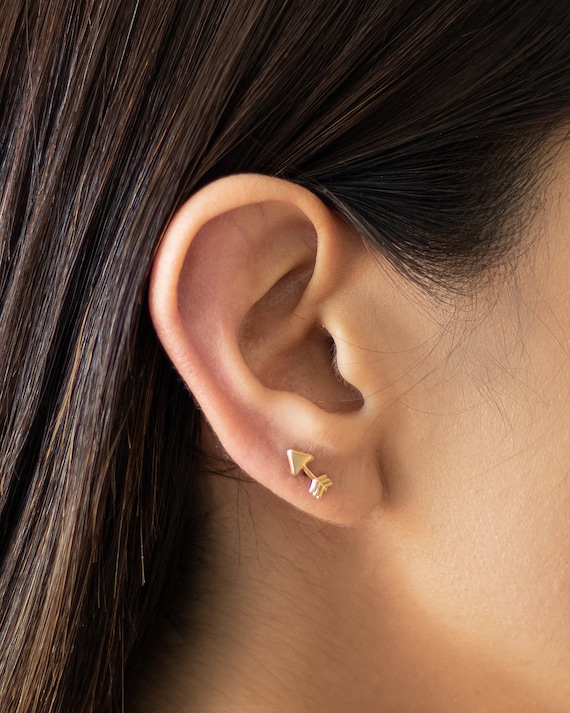 Buy Silver Arrow Ear Climber/ Crystal Arrow Earrings/ Crawler Ear Cuff/  Statement Earring/ Dainty Arrow Stud Earrings/ Sparkly Ear Jacket/ Prom  Online in India - Etsy