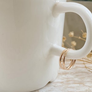 Rosegold Hoop Ohrring Set-10K Rosegold Huggie Hoop-Winzige Creolen für Knorpel-Leicht Creolen-Gold Helix Creolen-Gold Endless Creolen