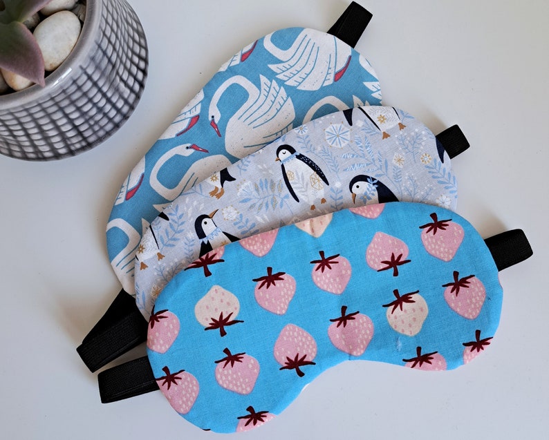 Sleep Mask Sewing Pattern, PDF Instant Download, Sleeping Eya Mask, Children Sleep Mask, Sewing