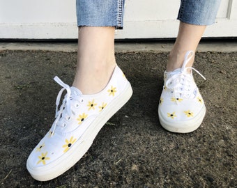 womens floral vans shoes