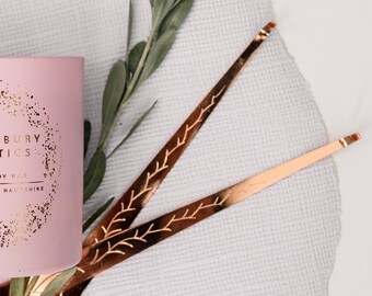 Wick dipper - rose gold - candle flame extinguisher