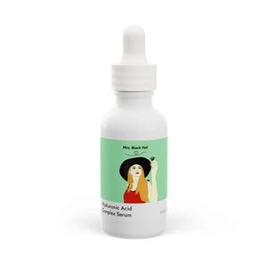 Mrs. Black Hat Retinol & Peptide Face Serum 1oz – Anti Aging, Wrinkle Repair, Hydrating Vegan Skincare