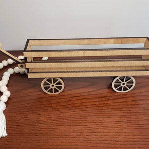 Wood Wagon, Wood Wagon Shelf Sitter, Wagon Decor, Interchangeable Wagon