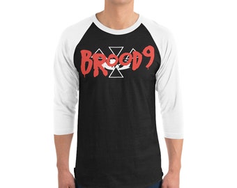 B9 Warrior 3/4 sleeve raglan shirt