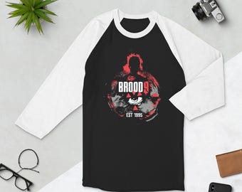 30 years of Brood 9 raglan shirt
