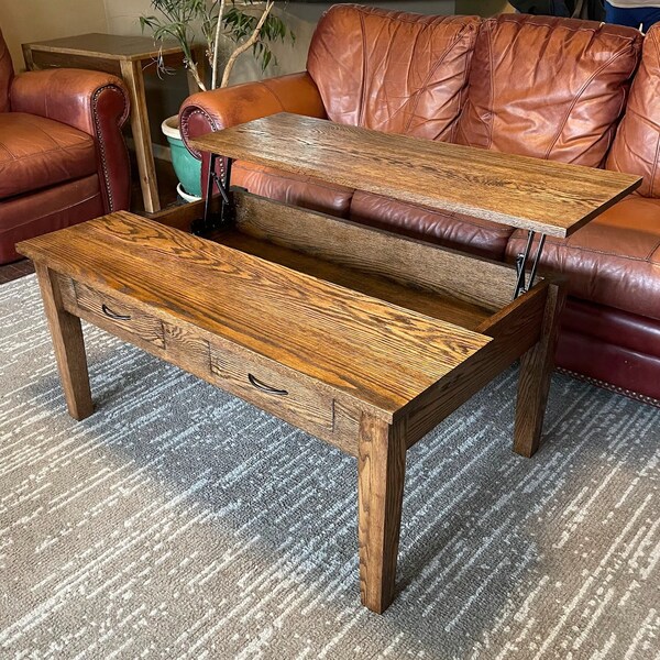 Lift Top Table - Etsy
