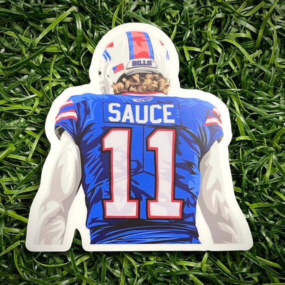 Cole Beasley Too Much Sauce Die Cut Stickers Buffalo Mural Street Art Football Pop Art Etsy