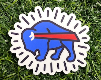 Pop Mafia Buffalo Die Cut Stickers, Pro Football Mafia 80’s 90’s Street Art, Waterproof Hydroflask Decal, WNY Football