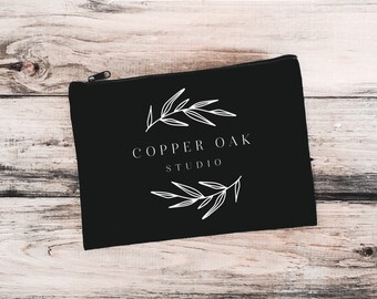 Black Cosmetic Bag Mockup | Styled Photography (Digital Download)