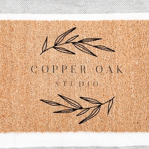 Coir Doormat Mockup | Rustic Doormat Mockup | Doormat Stock Photo | Rustic Mockup | Farmhouse Style Mockup | Rustic Outdoor Mat Mockup |